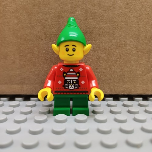 Lego christmas elf - christmas, minifigure