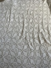 VINTAGE  White Crocheted