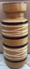 Scheurich Keramik Brown Fat Lave Vase W. Germany??Large Pottery 1970’s 517-30