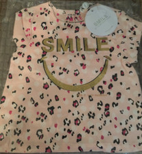 Girls Smile Pink T-shirt - New
