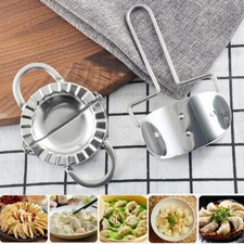 2pcs Stainless Steel Dough Press Maker Dumpling Pie Ravioli Making Mould Kitchen