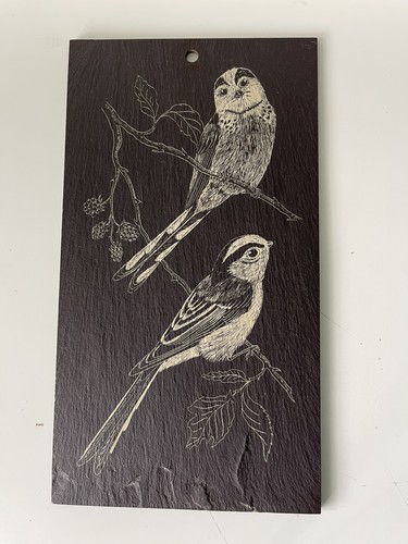 Vintage slate wall plaque long - vintage,
