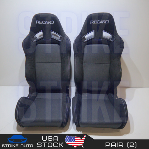 Recaro style suede black cloth - recaro,