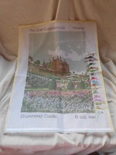 DRUMMOND CASTLE PATERNA TAPESTRY CANVAS DATED 1996 ~
