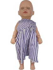 Zapf Creation Baby Doll Blue Eyes Striped Dress Collectible