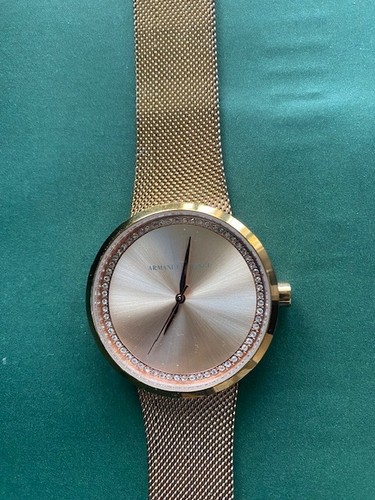 Armani exchange rose gold - armani,
