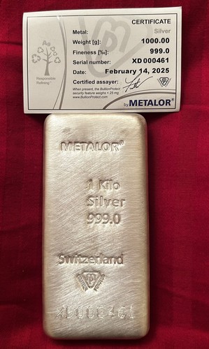 Investment 1kg fine silver - fine,