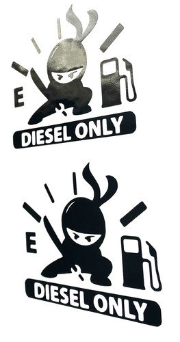Diesel only decal vinyl - decal,
