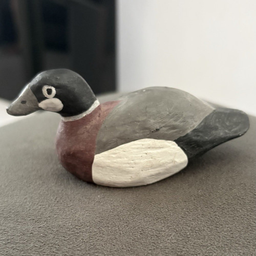 Hand painted wooden duck - hand-painted,