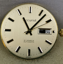 Accurist Automatic  21J  Cal. ETA 2638  Swiss  Wristwatch Movement  Repair/Parts