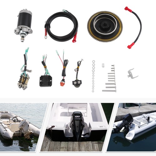 Outboard motor starter - motor, kit