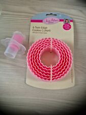 Jane Asher 6 x Twin Edge Cookie Cutters Ranging From 10cm To 4cm