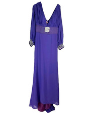 Light In The Box Occasion Dress Women's UK Size 12 Embezzled Regency Purple