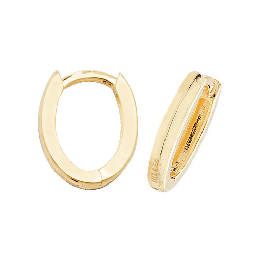 Hinged earrings 9ct yellow - earrings,
