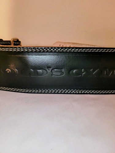 Gold gym black leather - gym,