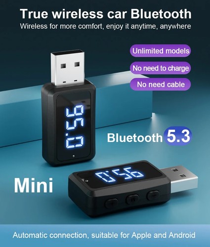 Bluetooth mini usb fm - bluetooth, 5.3