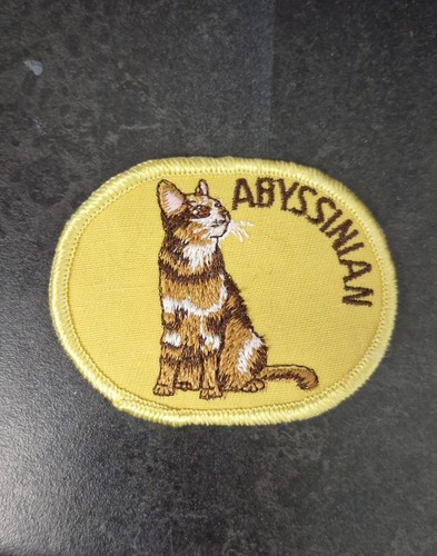 Vintage 1970s abyssinian cat - vintage,