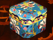 Antique Longwy Enamel Box