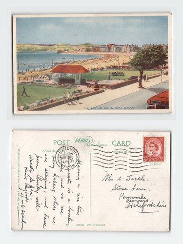 Vintage postcard exmouth devon - postcard,