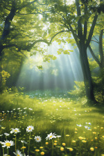 WOODLAND FLORAL FLOWER MEADOW