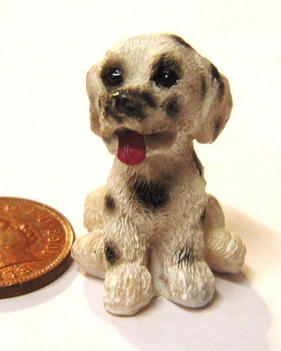 Dolls house dalmation dog - house,