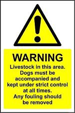 Warning Livestock in this
