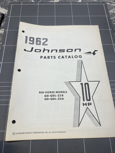 Vintage parts catalog johnson - vintage,