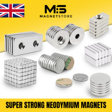 Very Strong Neodymium Magnets - Disc, Block, Cylinder, Countersunk - All Sizes