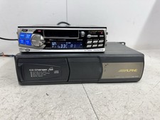 Alpine Car radio Cassette Tdm-7586rb With Alpine Chm-S630 Cd Changer + Cables