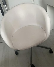 IKEA Adjustable Height  Swivel Skruvsta Desk Chair White