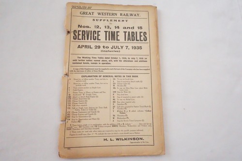 1935 gwr working service - 1935,