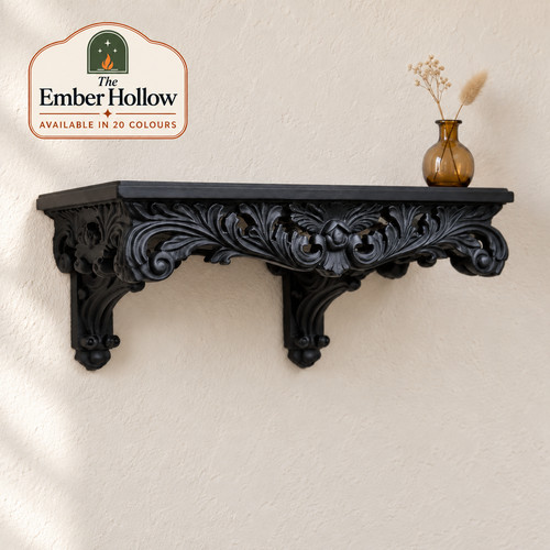Ornate victorian wall shelf - victorian,