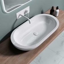 Durovin Bathroom Wash Basin Bowl Ceramic Counter Top Large Sink Vanity 800x425mm