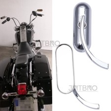 Chrome Oval Motorcycle Rear