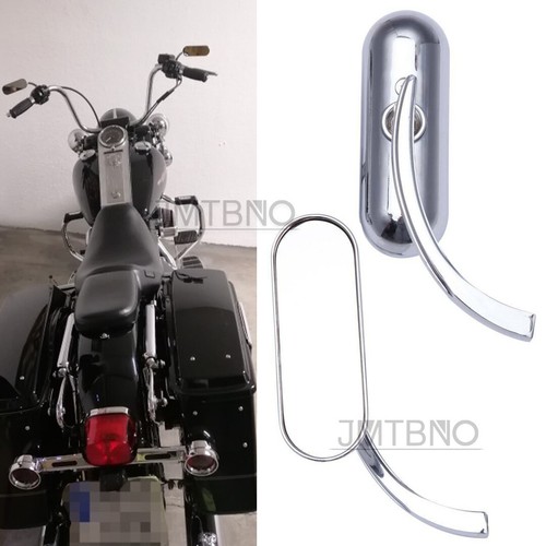Chrome oval motorcycle rear - oval,