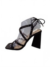 Black Block Heel Shoes Size 6