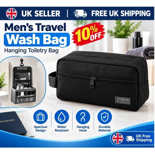 Mens travel wash - travel, hanging