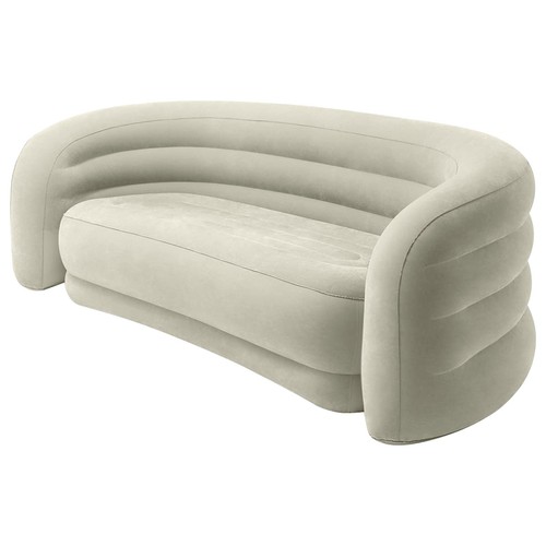 Intex curved sofa - sofa, grey