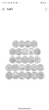 2018 10p coins Alphabet a-z