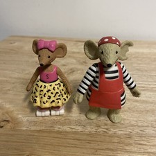 2 X Cbeebies Kids Rastamouse / Rasta Mouse Figure Toys