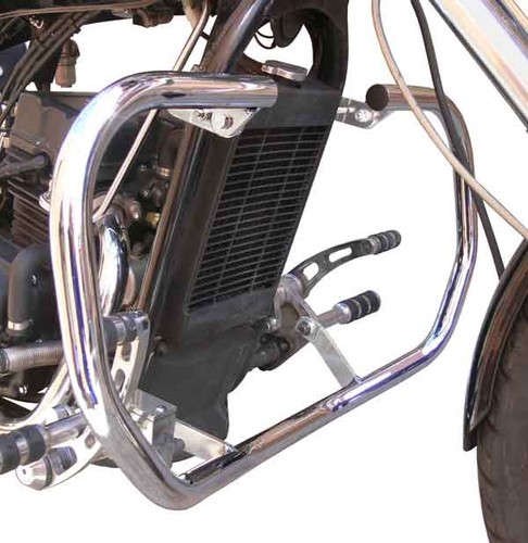 Engine guard spaan chrome - engine,