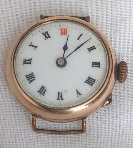 Antique gold filled trench - filled,