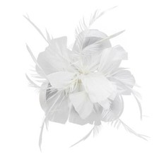 Flower Hair Clip Feathers Small Mini Top Hat Wedding Fascinator Royal Ascot Race