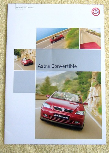 Vauxhall astra convertible - vauxhall,