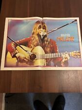 Melanie Safka - Sounds Magazine Centrefold Poster 1972 - 23x16in