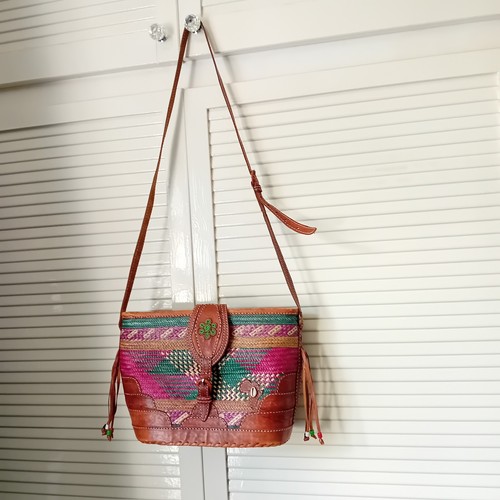 Medium woven shoulder - shoulder, bag