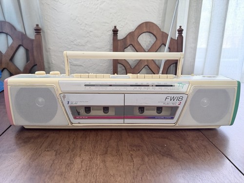 Vintage panasonic fw18 dual - panasonic, rx-fw18