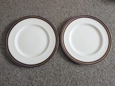2 x Coalport Blue Wheat 27 cm