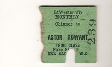 Railway ticket gwr - ticket,