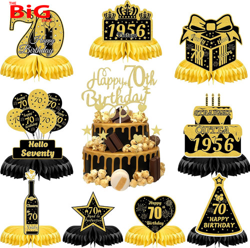 70th birthday table - birthday,